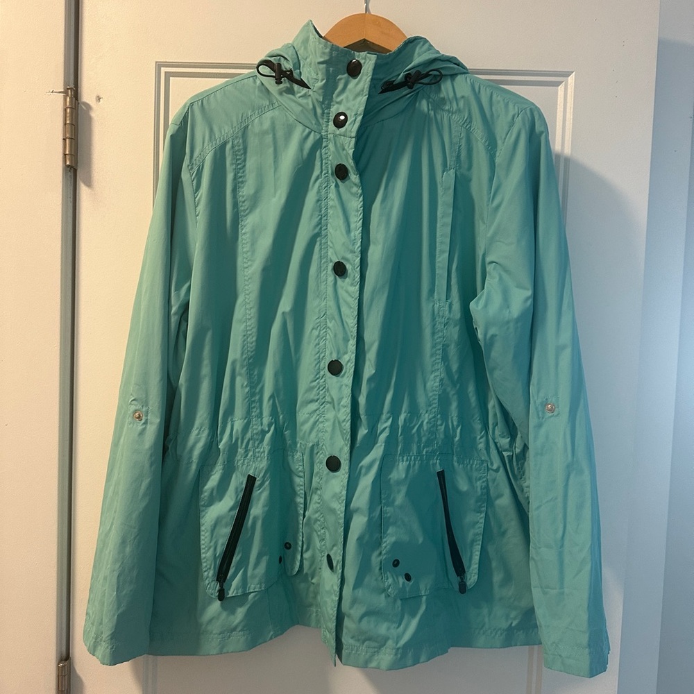 Style & Co. Teal Utility Jacket
